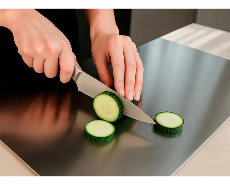 FIORENZA//TABLA DE CORTE PREMIUM ACERO INOXIDABLE