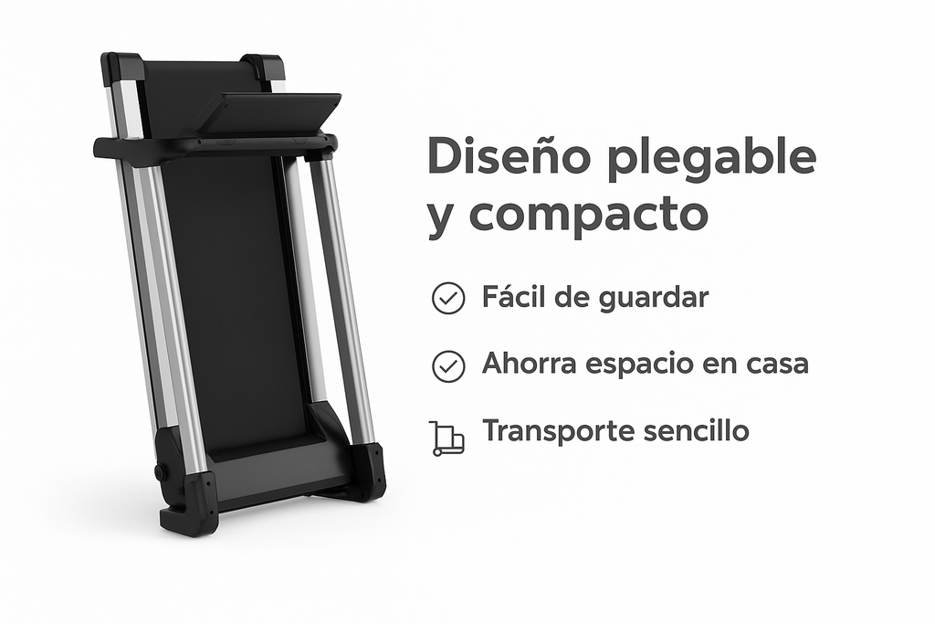 Caminadora Eléctrica Profesional 4HP | Velocidad 1–18 km/h e Inclinación Automática