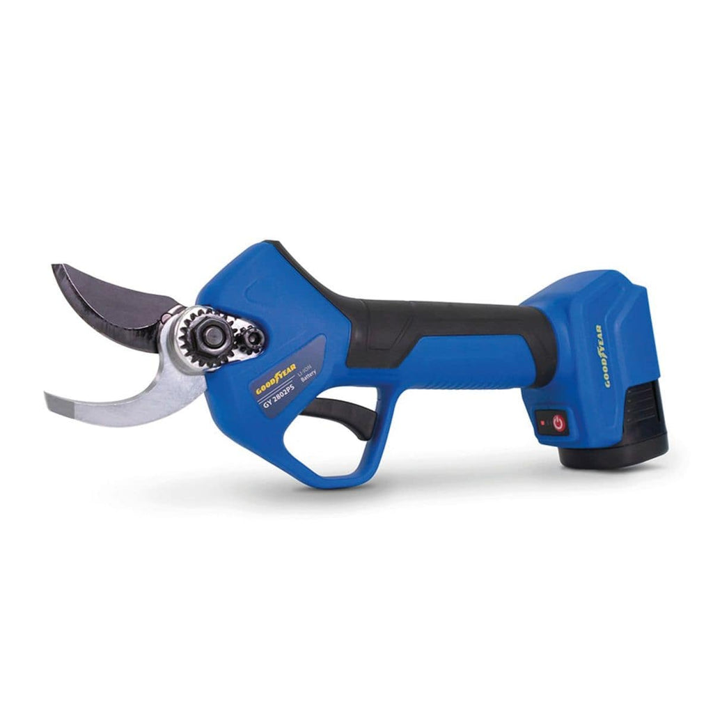 Tijera de Poda Eléctrica Goodyear 16.8V | 2 Baterías | 28 mm | Agricola Profesional