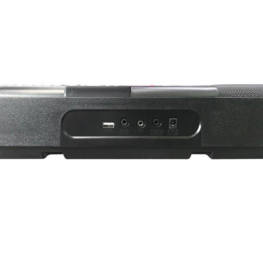 Piano Teclado Sintetizador Digital Freedom KB-669 | 61 Teclas Iluminadas, 200 Ritmos y USB