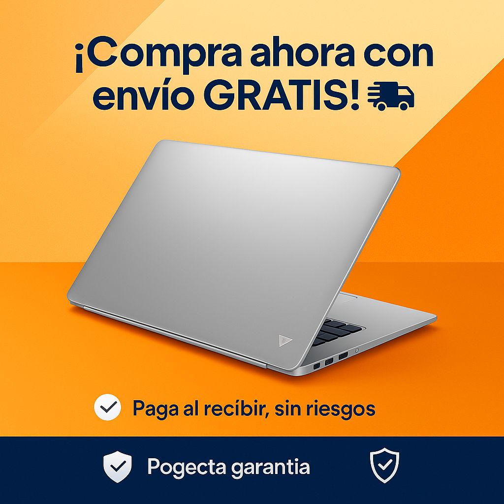 Laptop 15.6” FHD 💻 | Ryzen 5 · 16GB RAM · 512GB SSD ⚡ – Compacta y potente