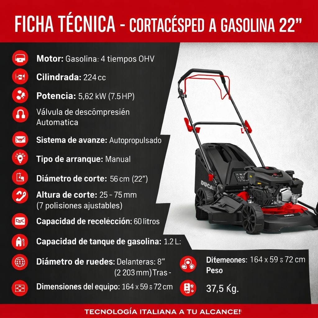 Cortadora de cesped DUCATI